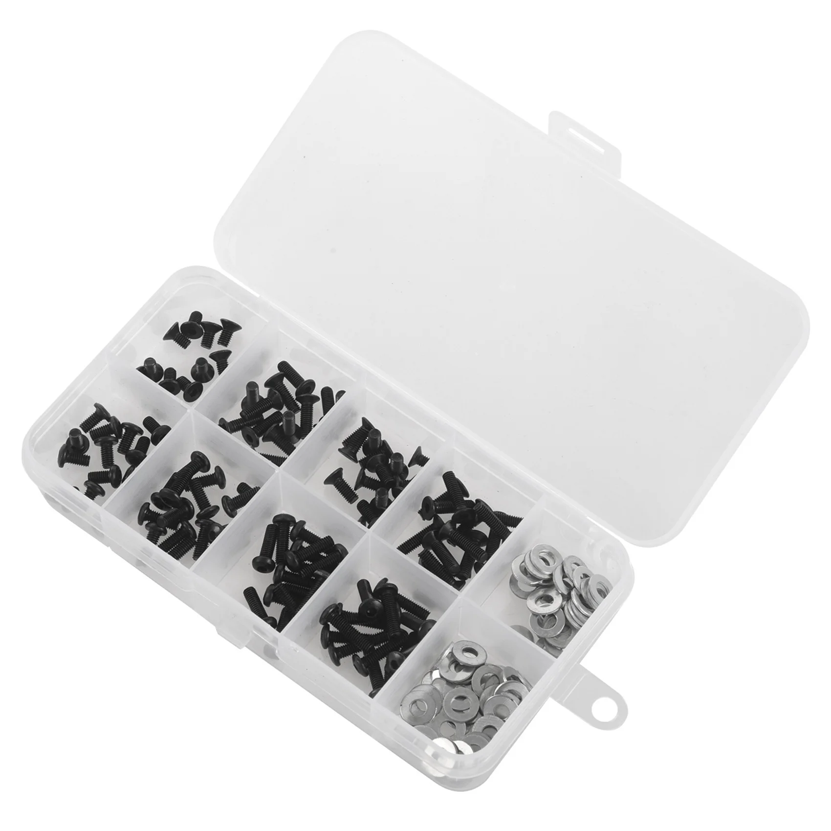 

Screws Box Set For 1/10 HSP Traxxas Tamiya HPI Kyosho D90 SRC10 Remote Control RC Car Parts 540Pcs-B51B