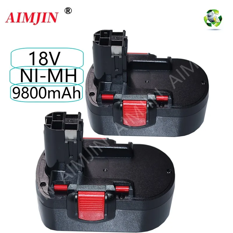 

BAT180 18V 9800mAh Ni-MH Rechargeable Tools Battery For Bosch BAT160 BAT189 BAT025 1662B 1644K PSB 18VE 3860K 22618 52318