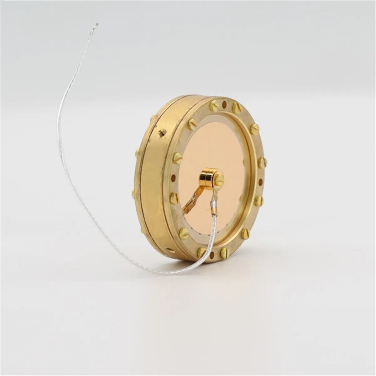 (DT37) RK47 34mm Large Diaphragm Microphone Cartridge Core Single Sided Gold-Plated Condenser Mic Capsule for Studio Recording