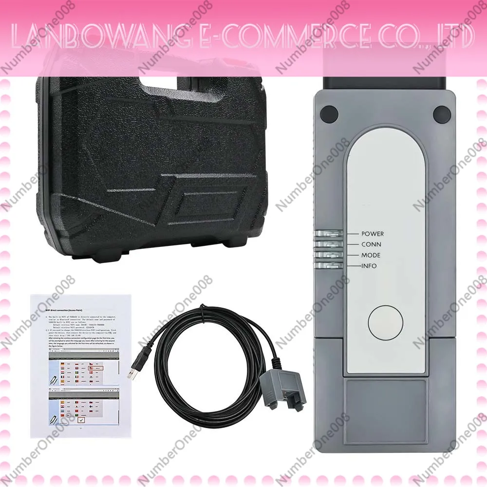 Multi Protocol Vehicle Diagnostic Scanner OBD2 Code Reader Support CANFD DoIP  WIFI for Automotive ECU Coding