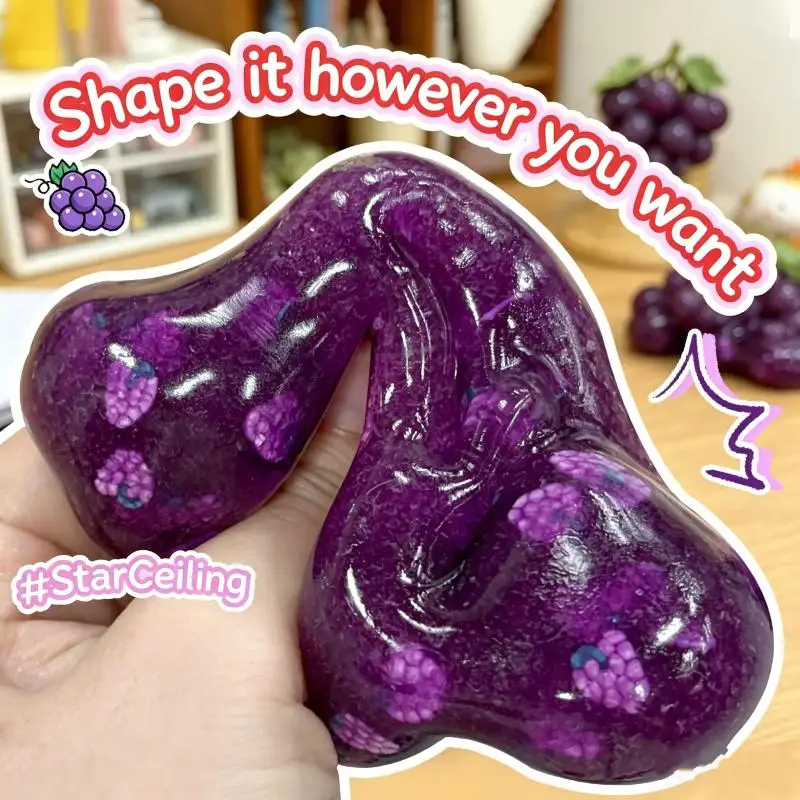 [New] Product Fruit Smoothie Squeeze Sound Controlled Series Plastic Stressrelieving Toy Fruit Sugar Smoothie Ball Ease Anxiety