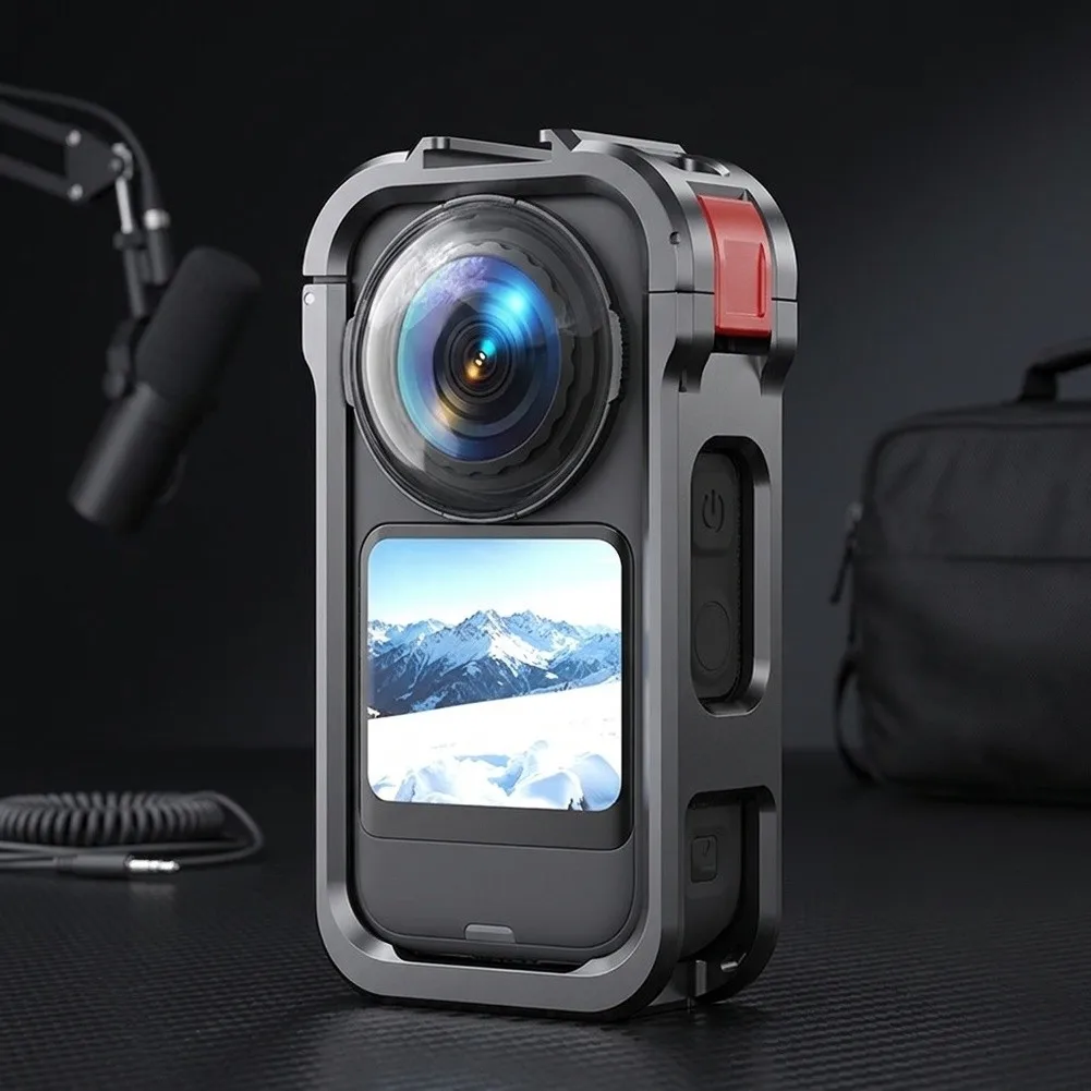 Aluminum Alloy Bezel Case For Insta360 X6 - Lightweight & Protective Sports & Action Video Cameras Accessories