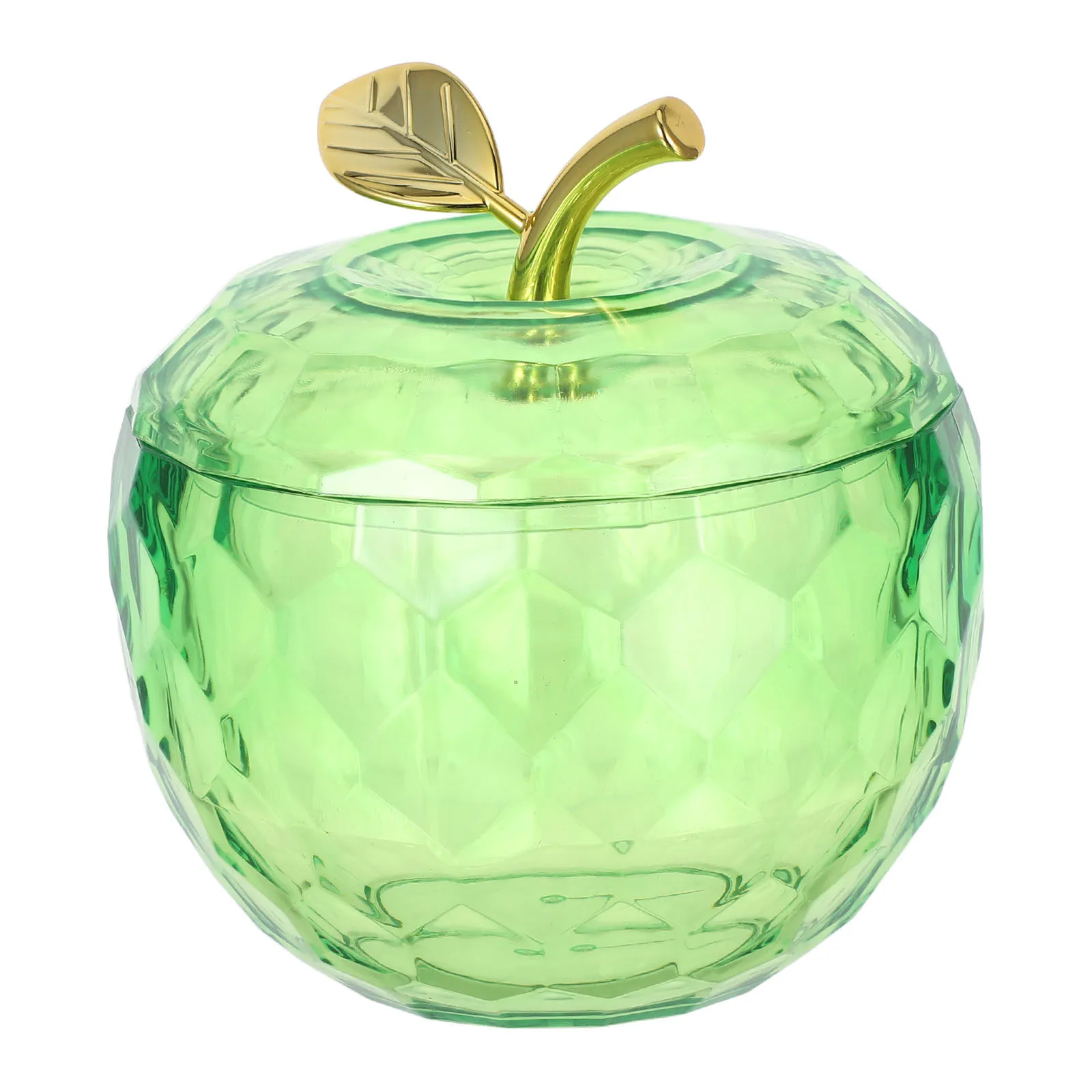 

4.72 X 4.52 Inches Christmas Candy Storage Boxes Plastic Apple Shaped Jars Holiday Treat Containers For Party Favors Classroom