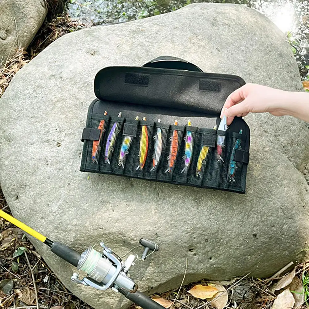 

Fishing Line Storage Bag Wear-resistant Folding Portable High Capacity Storage Gear Fishing Gear Storage Bag Outdoor Fishing