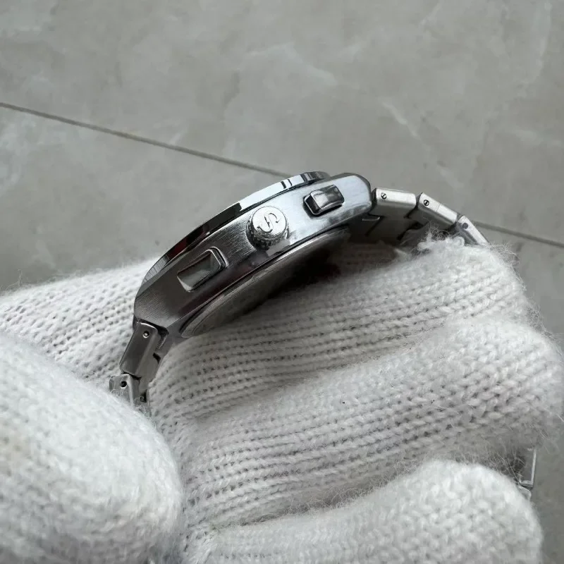 Seiko العلامة التجارية الفاخرة أزياء الأعمال عارضة الرياضة متعددة الوظائف كرونوغراف حار بيع رجل غير الميكانيكية كوارتز ساعة معصم