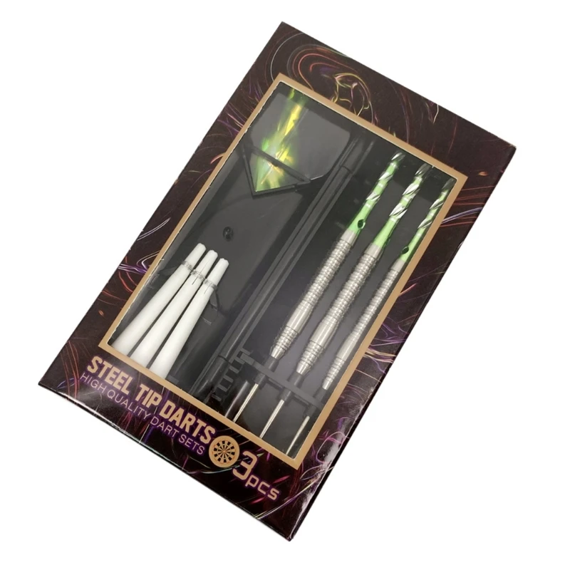 

Professional 23 Grams 90% Steel Tip Darts Aluminium Shafts with Storage for Case Set Outdoor Indoor Game Dropship