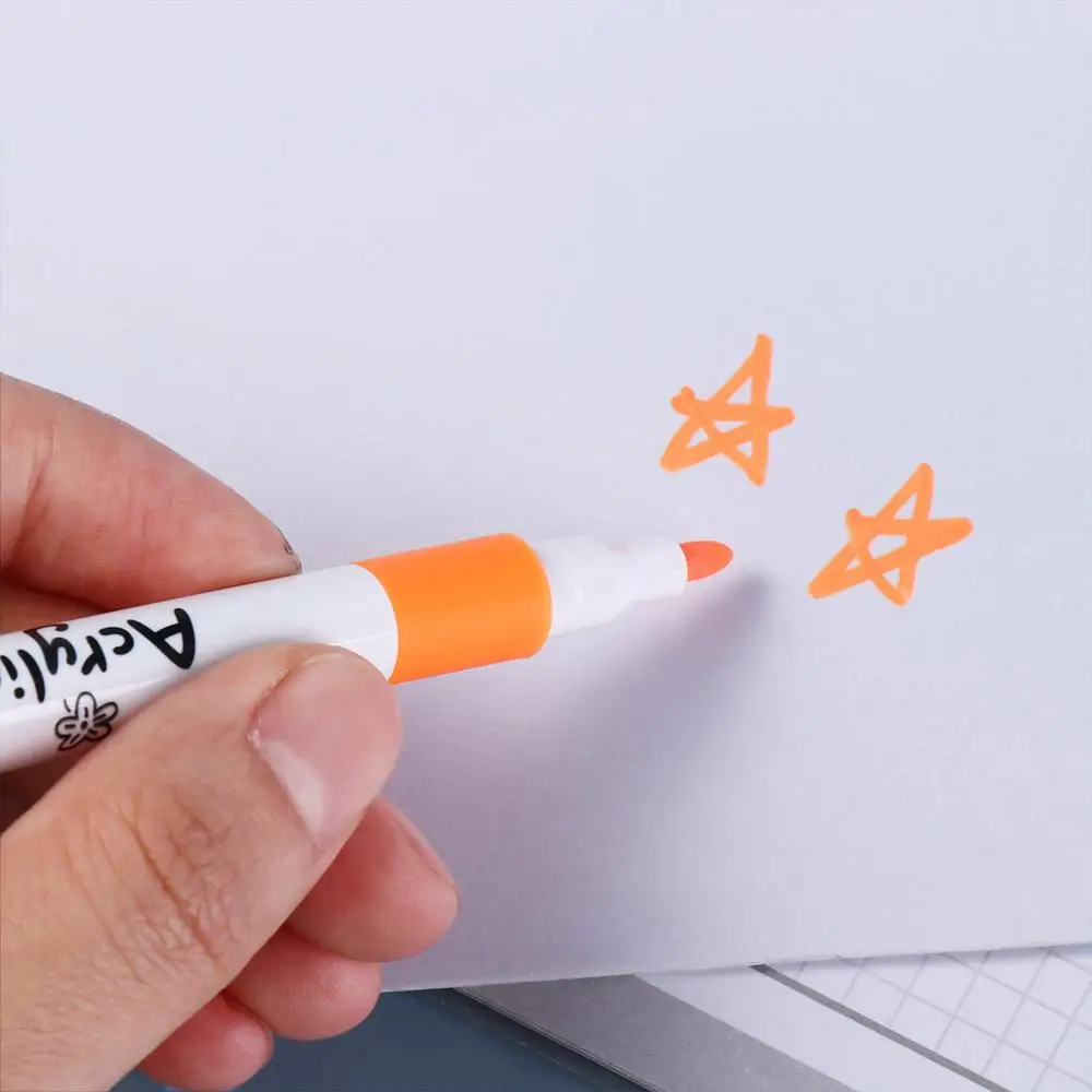 

Non-toxic 12/24/36/48/60 Colors Marker Pens Graffiti Drawing Acrylic Paint Marker Set DIY Crafts Colorful Painting Pen Children