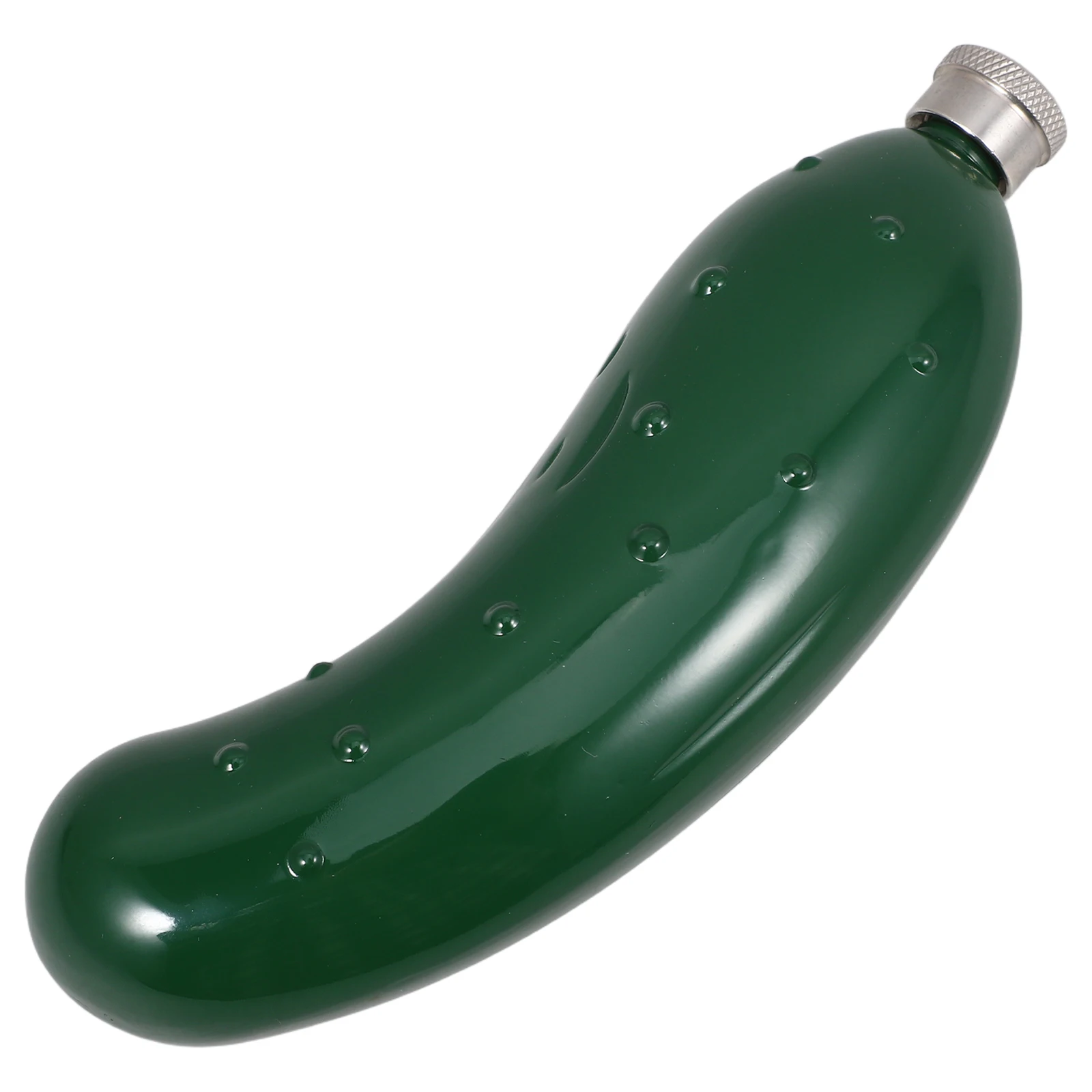 

1pc Stainless Steel Cucumber Flask Pocket Whiskey Bottle Unique Travel Outdoor Portable Beverage Dispenser For Men Women Wine