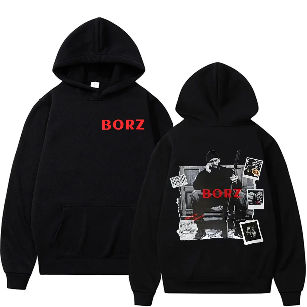 Khamzat Chimaev Borz The Wolf Merch Hoodies Herrenbekleidung Modetrend High Street Kapuzenpullover Casual Violence Aesthetic Sweatshirt