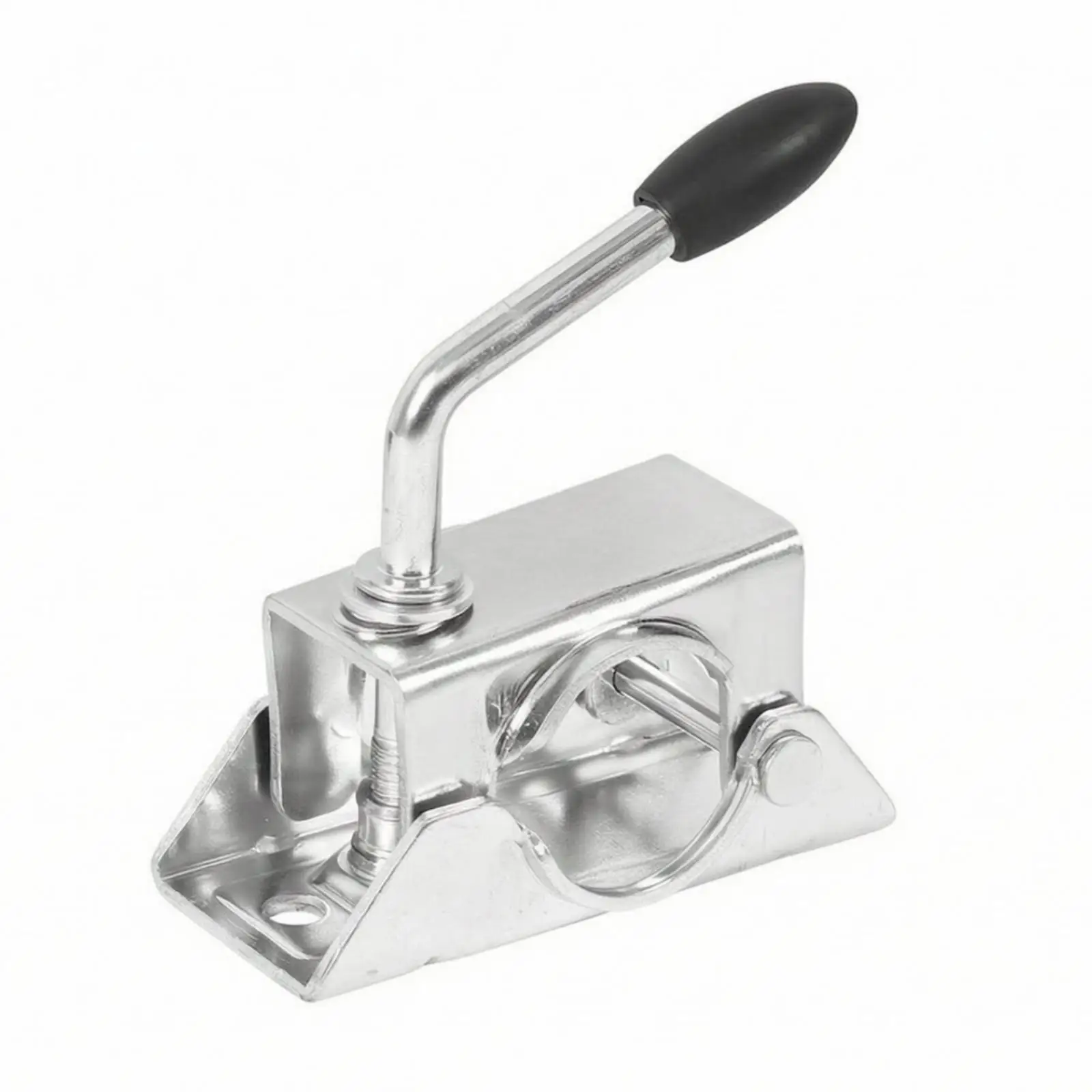 Trailer Tube Clamp Bracket for Mobile Equipment Jack Stabilizer Cylinder Grip Galvanized Iron