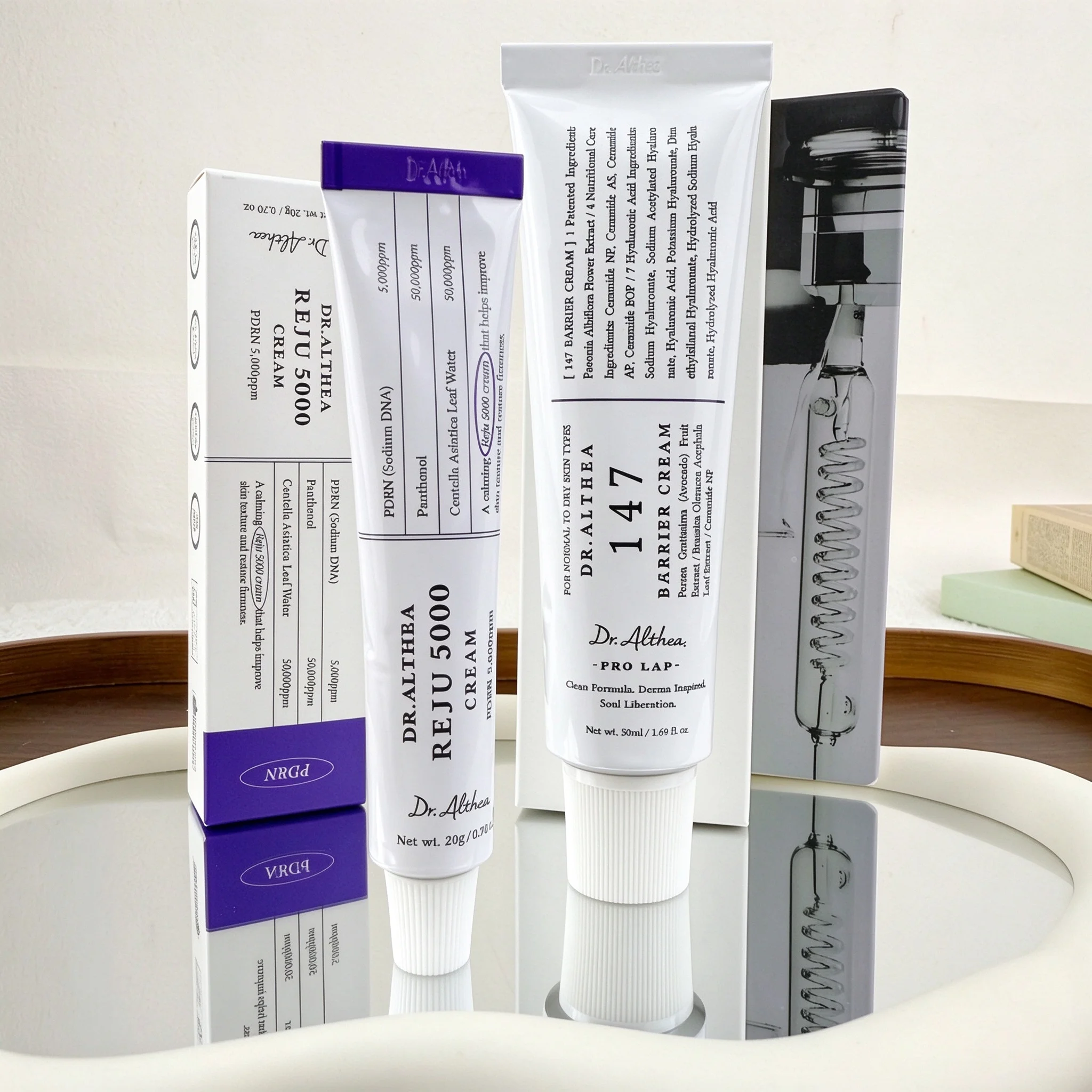 Dr Althea 345 Relief Cream Mist Serum Soothing Calming Hydrating 147 Barrier Cream Set for Sensitive Skin Daily Care Bundle Pack