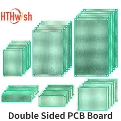 10PCS Board Prototype Double Sided Board 2*8CM 5*7CM 10*10CM Green Prototype Pcb Universal Board Electronic DIY Kit