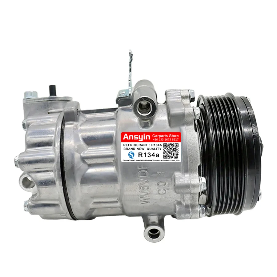 

SD6V12 AC Compressor For VOLKSWAGEN VENTO POLO SKODA RAPID 6RF820803A 1S0820803A 1S0820803B 1S0820803C 6RD820803D 6RD820803