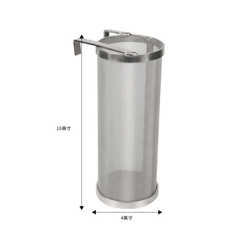 

Beer Craft Beer Filter Cartridge With Double Handle 4x10 inches,Food Grade Stainless Steel 304,Gin Basket ,Aroma Basket filte