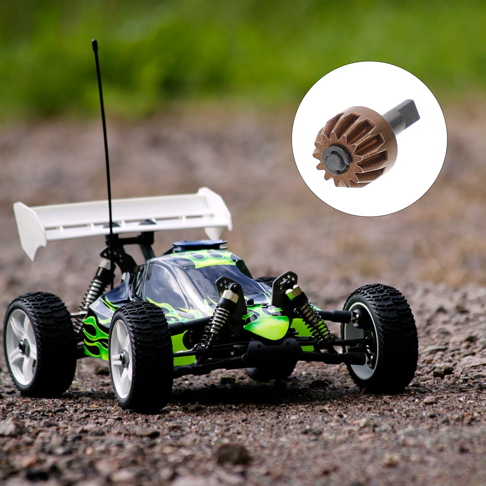 

Remote Control Car Bevel Gear Front Diff Durable Alloy Differential Locker Heavy Duty Tapered Spiral