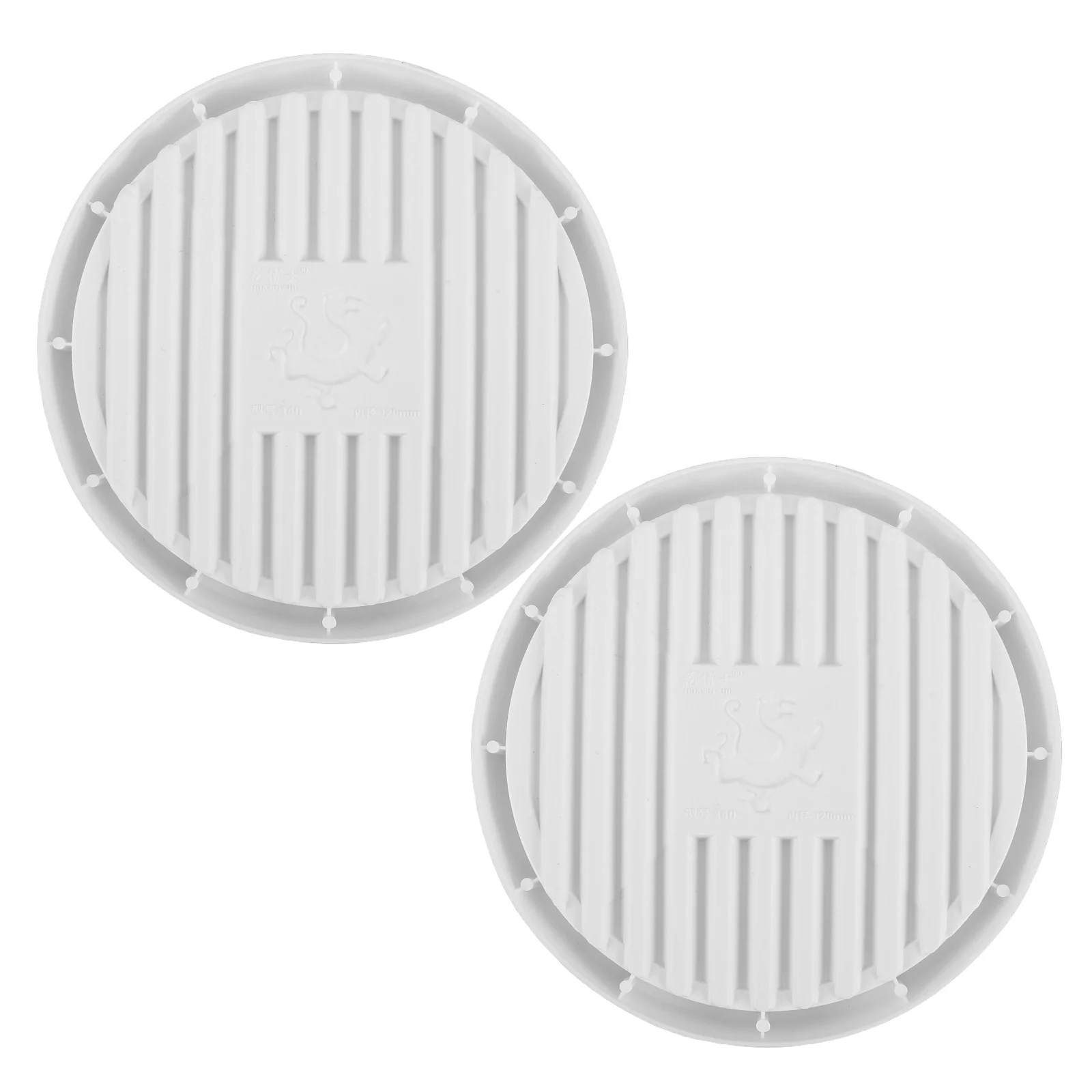 

2Pcs Toilet Plunger Drying Mat Plastic Plant Saucer Bathroom Garden Accessories Multi Functional Design Easy Storage