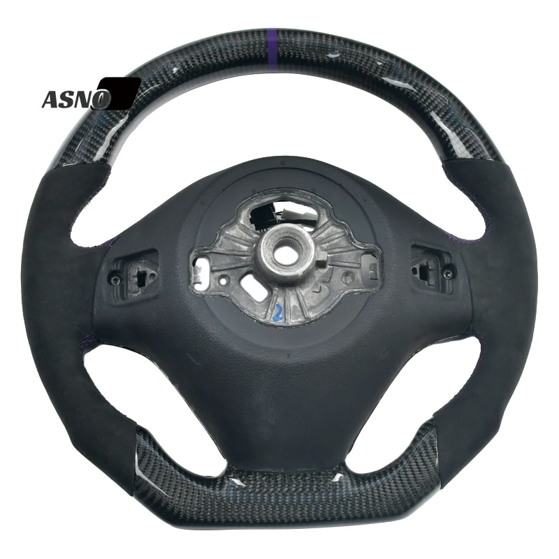 Customized For BMW F30 F35 F20 F22 F32 320 328 328i 335 Carbon Fiber Leather Manual Car Steering Wheel