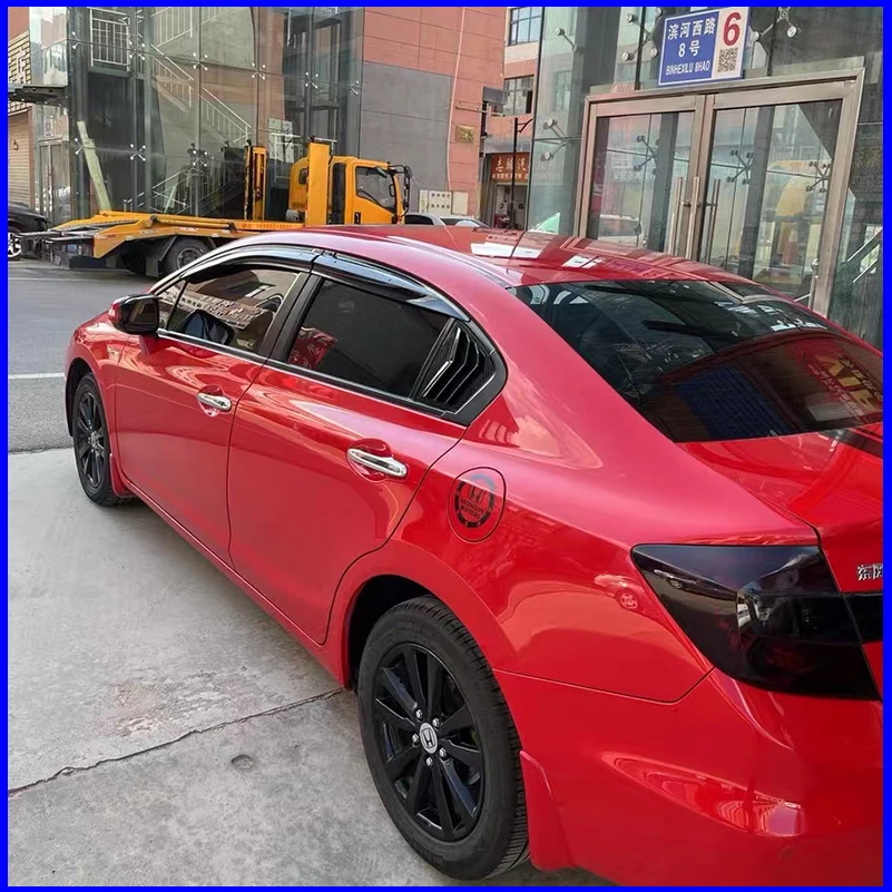 Car Styling For Honda Civic Sedan 2011-2014 9th Gen Rear Triangular Window Louver Shutters Vent Cover Trim Car Styling Decorativ