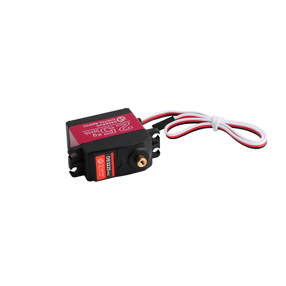 

2PCS/Set 25KG DS3225 Digital Servo Motor Metal Gear 180/270 Degree Large Torque Servos DIY Parts For 1/8 1/10 1/12 Scale RC Car