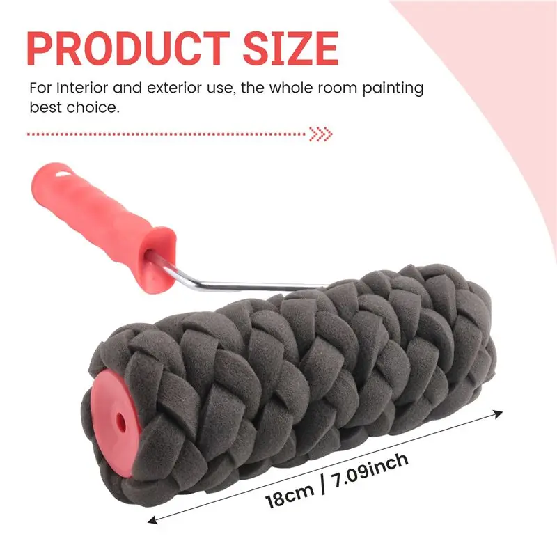 WON نمط رولة دهانات أداة حماية البيئة ختم اللوحة أدوات اسطوانة الزخرفية تقليد الحجر للجدار