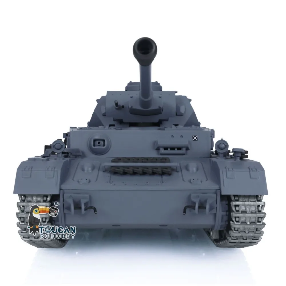 Heng Long RC Tank 1/16 7.0 Upgraded German Panzer IV F2 RTR Remote Control Toy 3859 Metal Tracks Radio Control High Simulation
