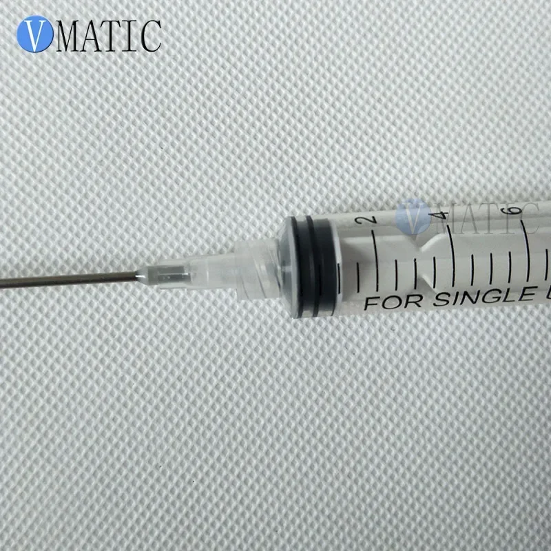 Free Shipping 10ml/10cc Luer Lock Dispensing Syringes With 16G Blunt Tip Fill Needles 10cm Tubing Length Dispensing Needles