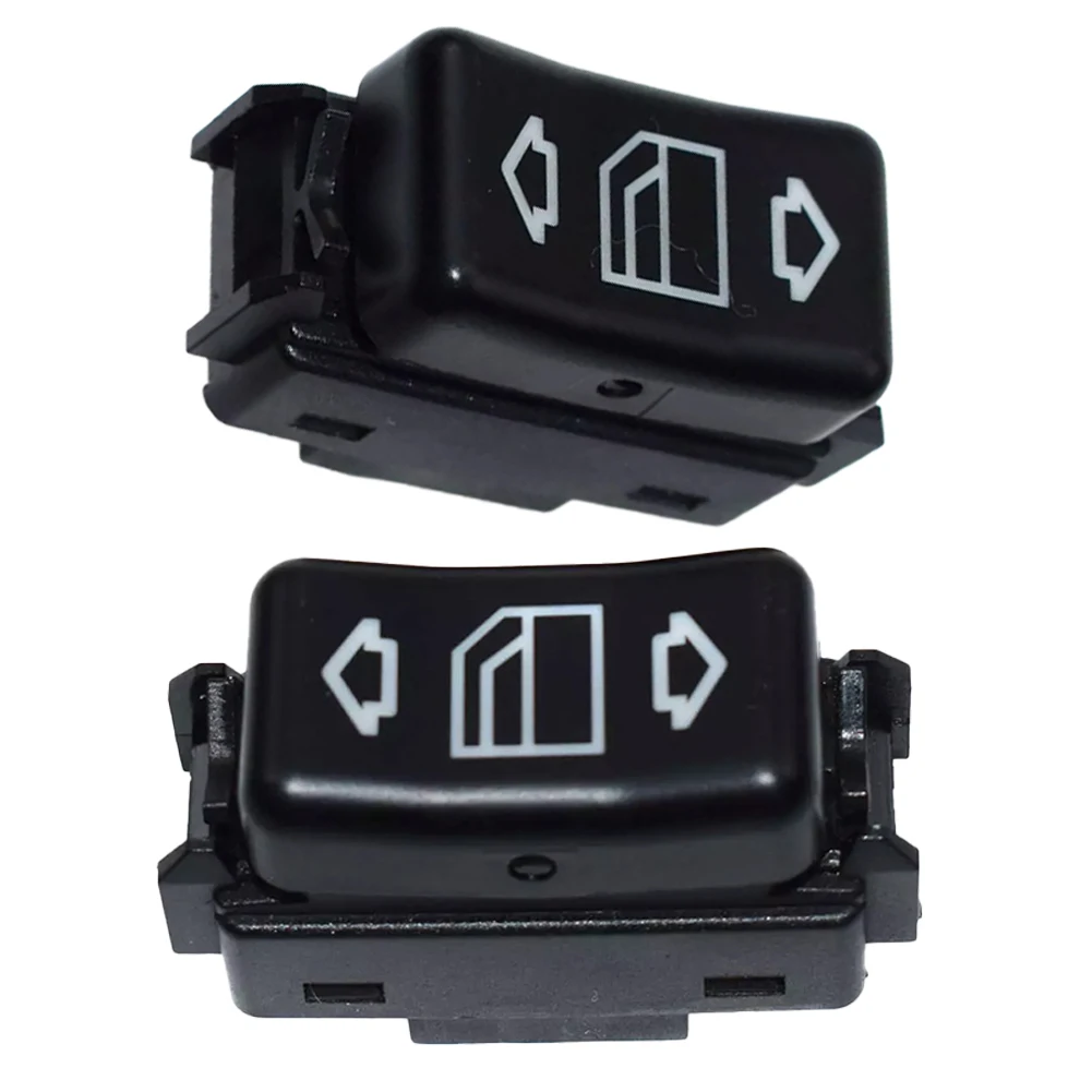 2Pcs Left & Right Control Power Window Switch Replace 1248204510 1248204610 Compatible with Mercedes W124 W126 W201