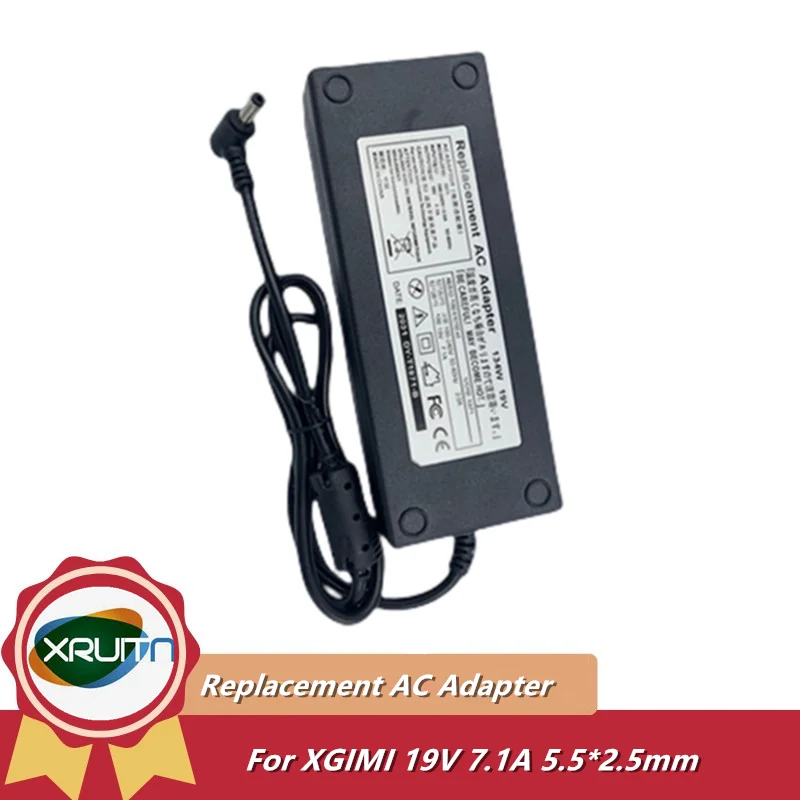 

135W 19V 7.1A Replacement AC DC Adapter Charger ADP-135KB T ADP-120UH B For XGIMI Projector H1S H1SZ5 H2 Z5 XF09G XF10G XGAL01