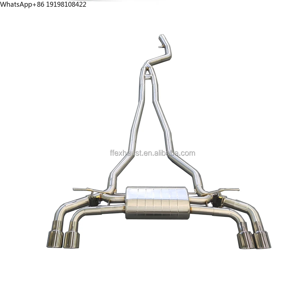 

Высокопроизводительный спортивный глушитель с клапаном для BMW 540i G30 3.0T B58, выхлопная труба из нержавеющей стали