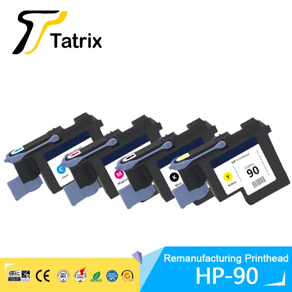 

Tatrix For HP 90 Printhead C5054A C5055A C5056A C5057A HP90 Print Head For HP DesignJet 4000 4000ps 4020 4500 4520 Printer