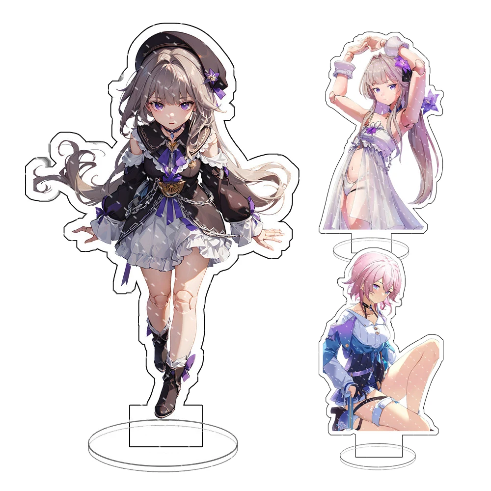 

Game Honkai:Star Rail Figures Dan Heng Jing Yuan March 7th Kafka Blade Acrylic Stand Model Desk Decor Collection Standing