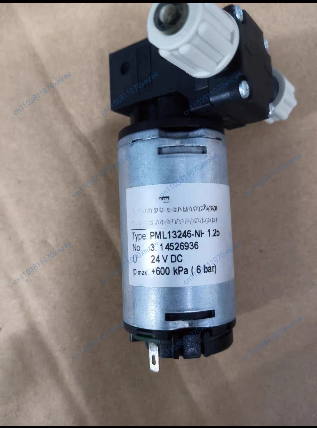 ダイヤフラムポンプ 24V エアポンプ 600kpa 水インクポンプ PML13246-NF