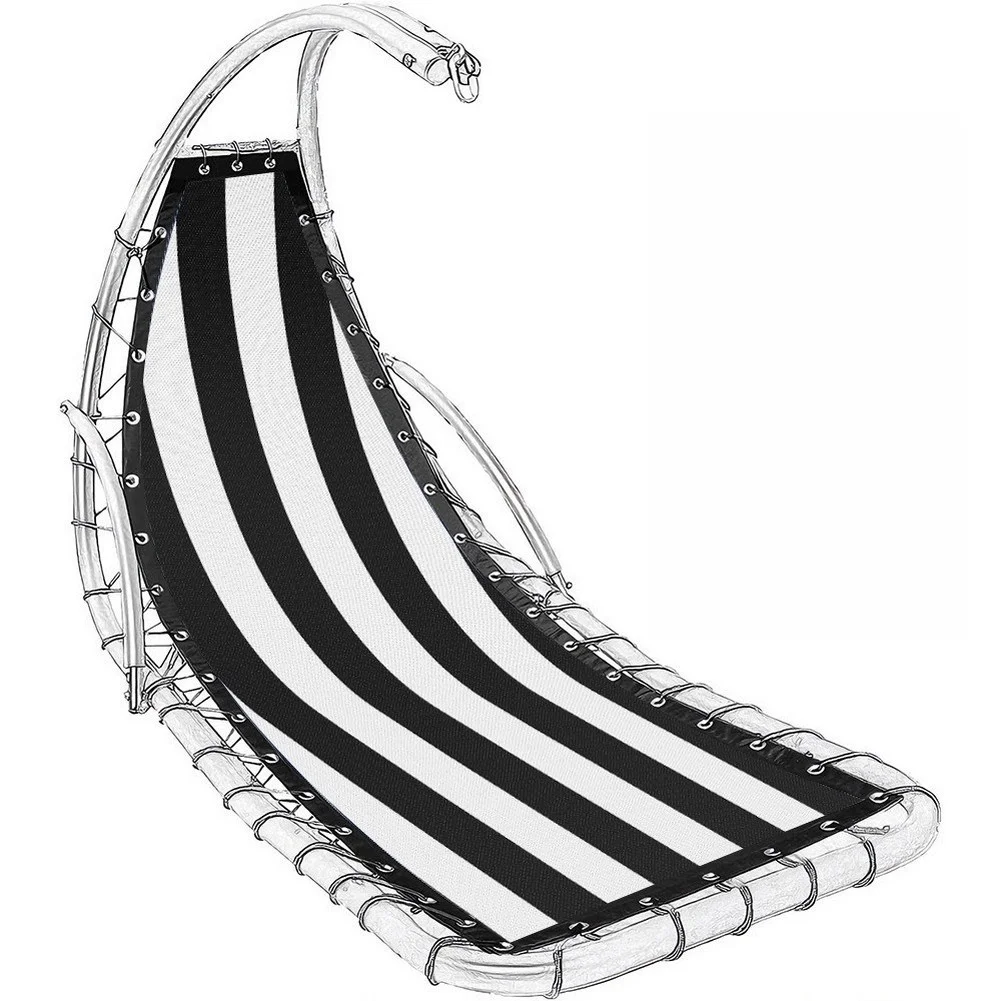 Replacement Cloth for Hanging Swing Chairs Intended for Textilene Frame Integration Without Modification or Adjustment