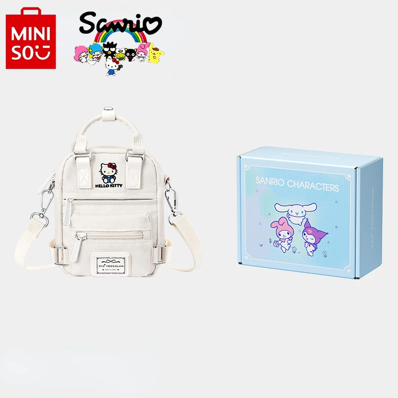 Miniso Sanrio 2024 New Women's Crossbody Bag Fashionable High Quality Girls' Mobile Bag Casual Versatile Women's Handbag