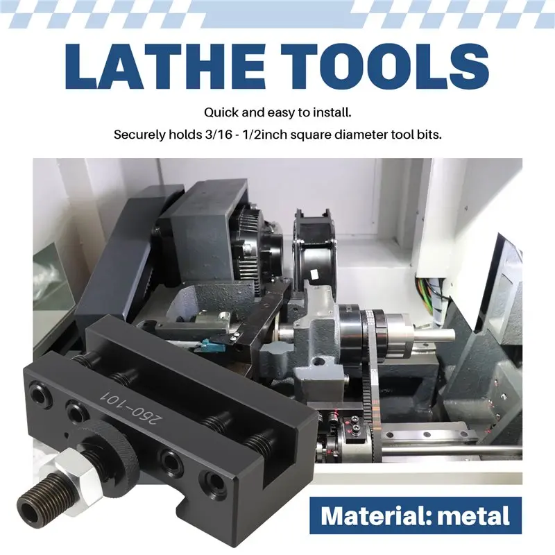 -[33A Tvdae] 250-101 Turning And Facing Holder Quick Change Tool Post And Tool Holder Only Suitable For Piston Type
