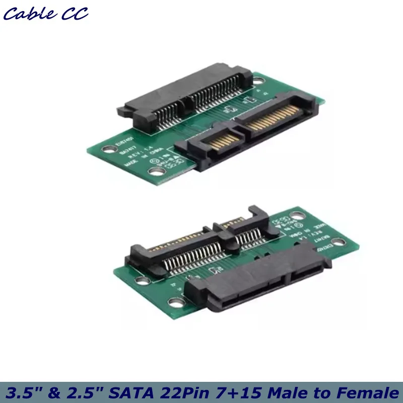 High Quality SATA 22P Adapter 3.5