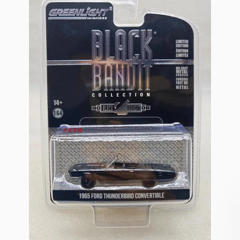 Greenlight Diecast 1:64 1965 Thunderbird للتحويل سبيكة محاكاة نموذج سيارة مجموعة ثابتة زينت هدية عيد