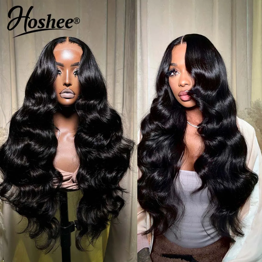 

Body Wave Wig 5x5Glueless Human Hair Wigs PrePlucked Ready To Go 360 Transparent Pre Cut Lace Closure Wig For Black Women Hoshee