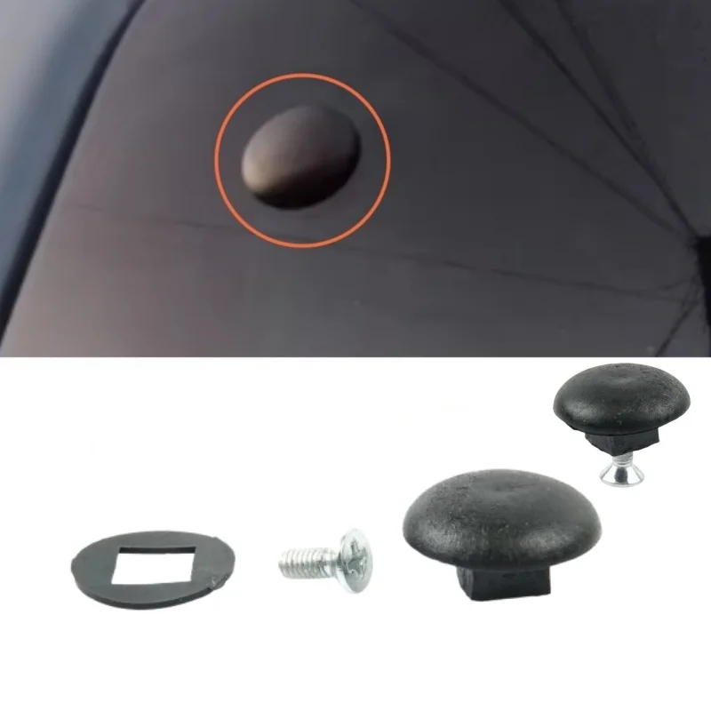 Clip de montaje de ventana con tornillo, 2 uds., para Citroen Berlingo Syngergie Peugeot Partner, fácil instalación, número OEM 857379 2839777