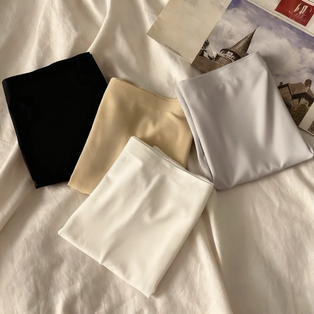 

Комплект из 4 предметов, трусики с высокой талией и контролем живота, невидимые дышащие шорты в стиле бойлег для девочек, удобные гладкие