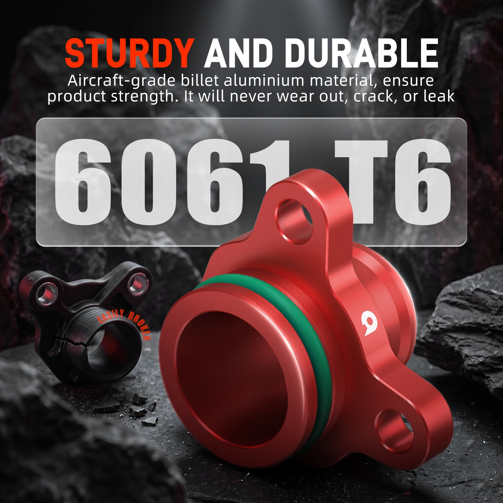 BEVINSEE Coolant Port Fitting Upgrade for BMW E90 E91 E92 E93 E82 E87 E60 E61 F10 F20 F22 F30 X3 E83 X1 X5 Z4 N52 N54 N55 N20