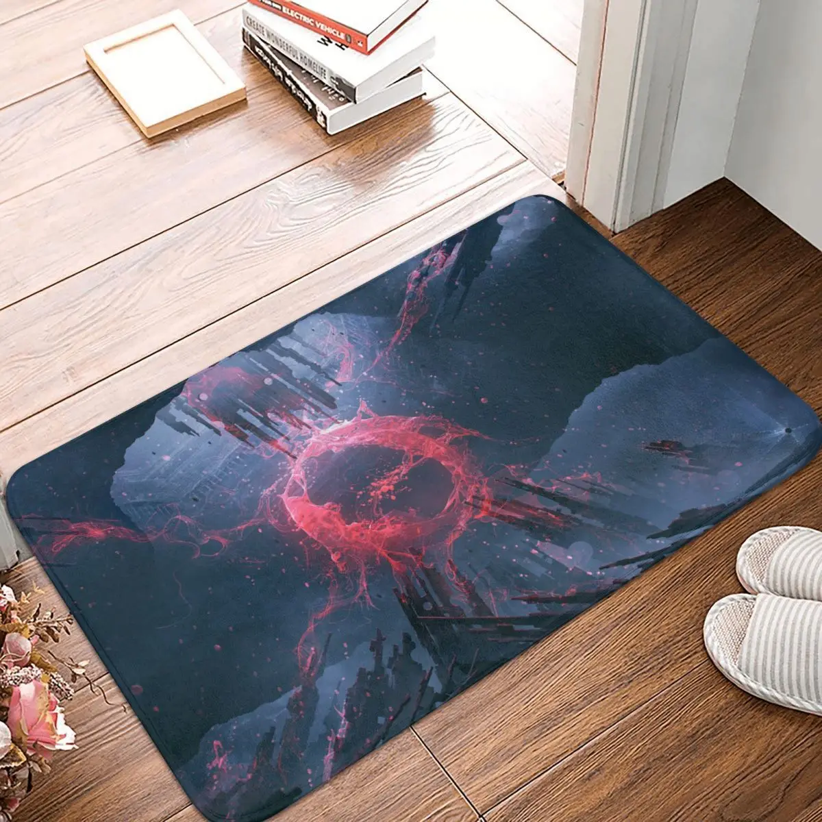 Astronaut And Space Anti-Slip Doormat Bath Mat The Source Of Life Floor Carpet Entrance Door Rug Bedroom Decorative