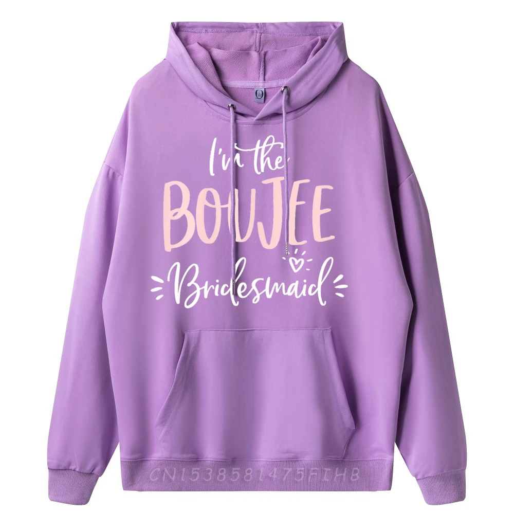 الكلاسيكية رجل البلوز Boujee وصيفه الشرف تي شيرت مضحك مطابقة هوديس مطبوعة كم طويل هوديس عادية الياقة المستديرة