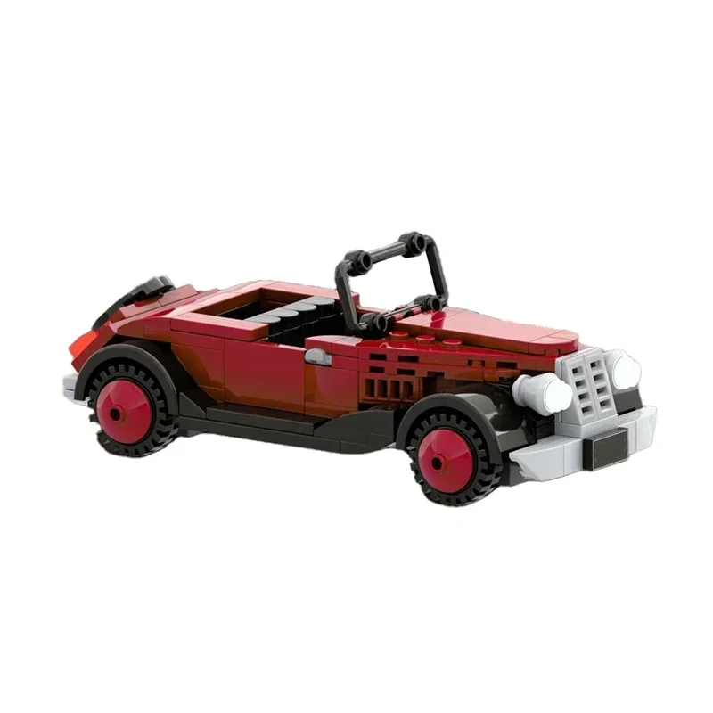 Blocs de construction Moc 1920, modèle de voiture Convertible classique Vintage, briques techniques, véhicule à assembler soi-même, jouets pour enfants