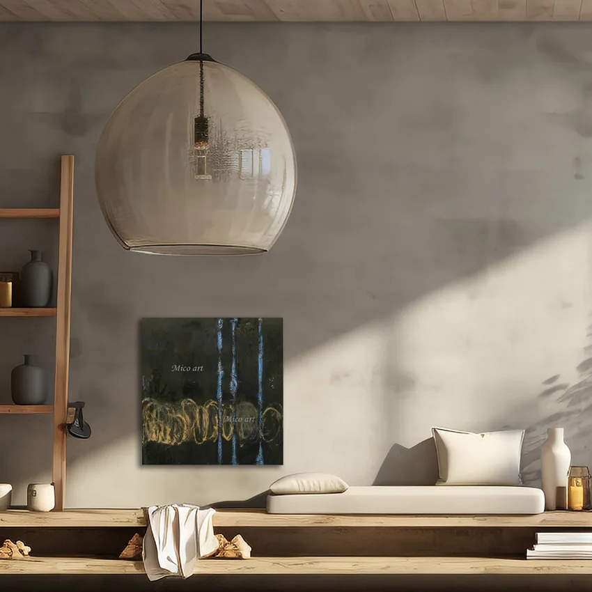 

Эстетическое украшение комнаты, безрамное холст, произведения искусства ручной работы, настенная картина с акриловым дизайном, абстрактное искусство, современные картины