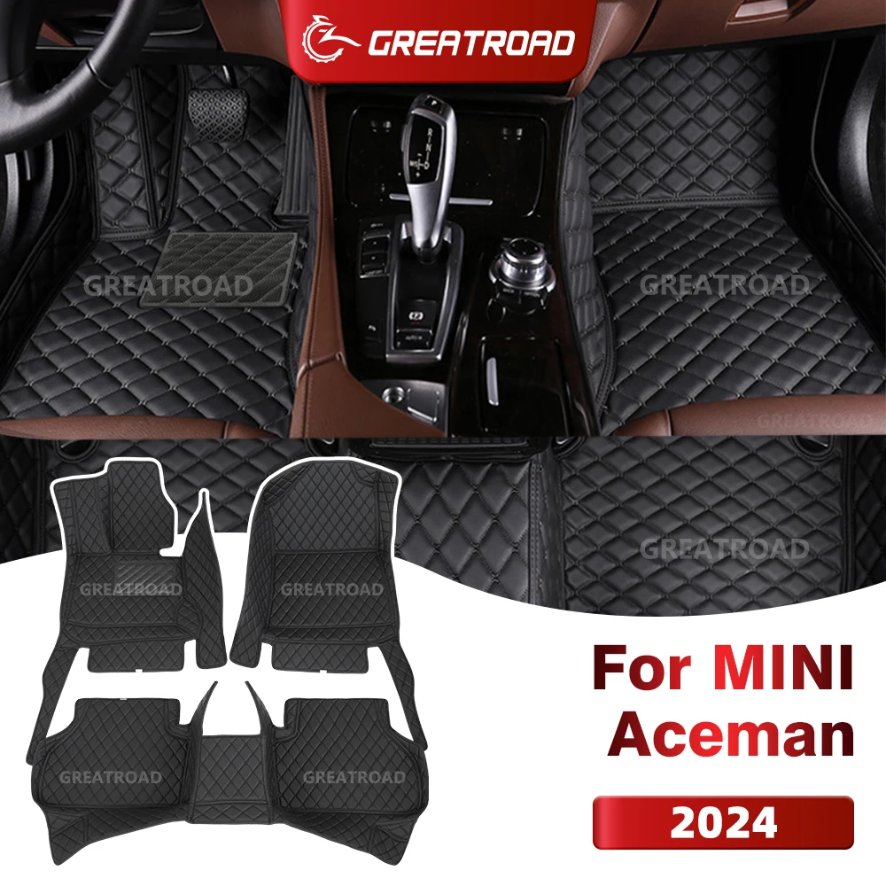 

GREATROAD For MINI Aceman (5-Seat) 2024 Custom Car Floor Mat Auto Carpet Cover Interior Accessories