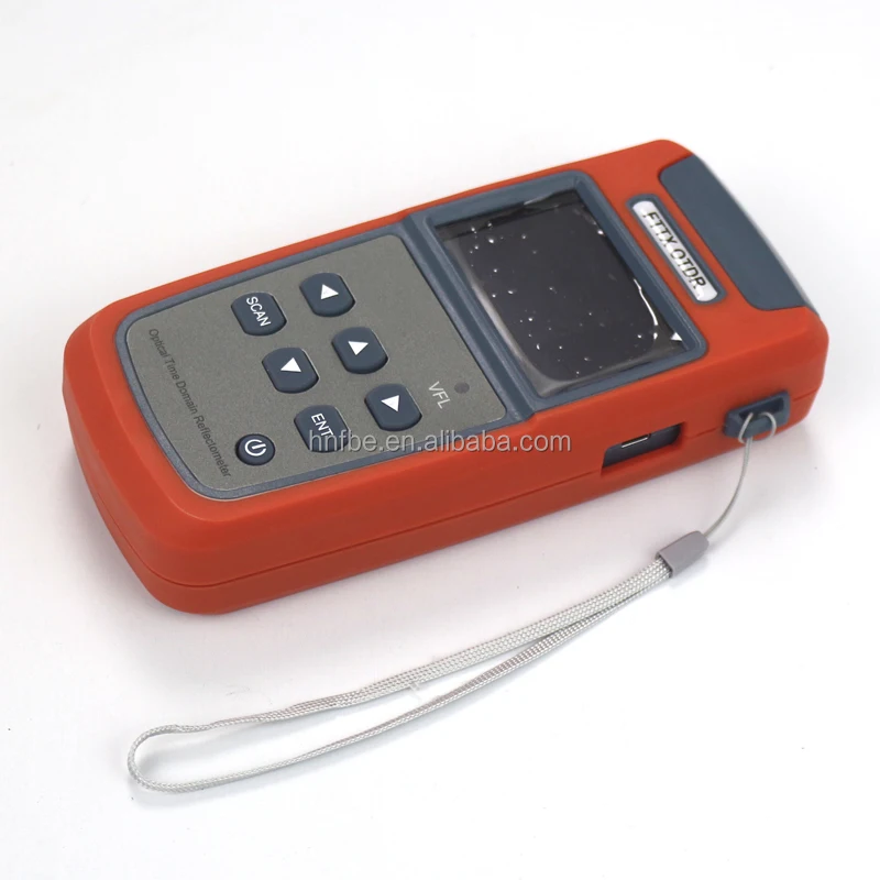 Handheld  OTDR 60KM Optical Fiber Ranger 1550nm Optical time domain reflectometer with VFL FC/SC Connector