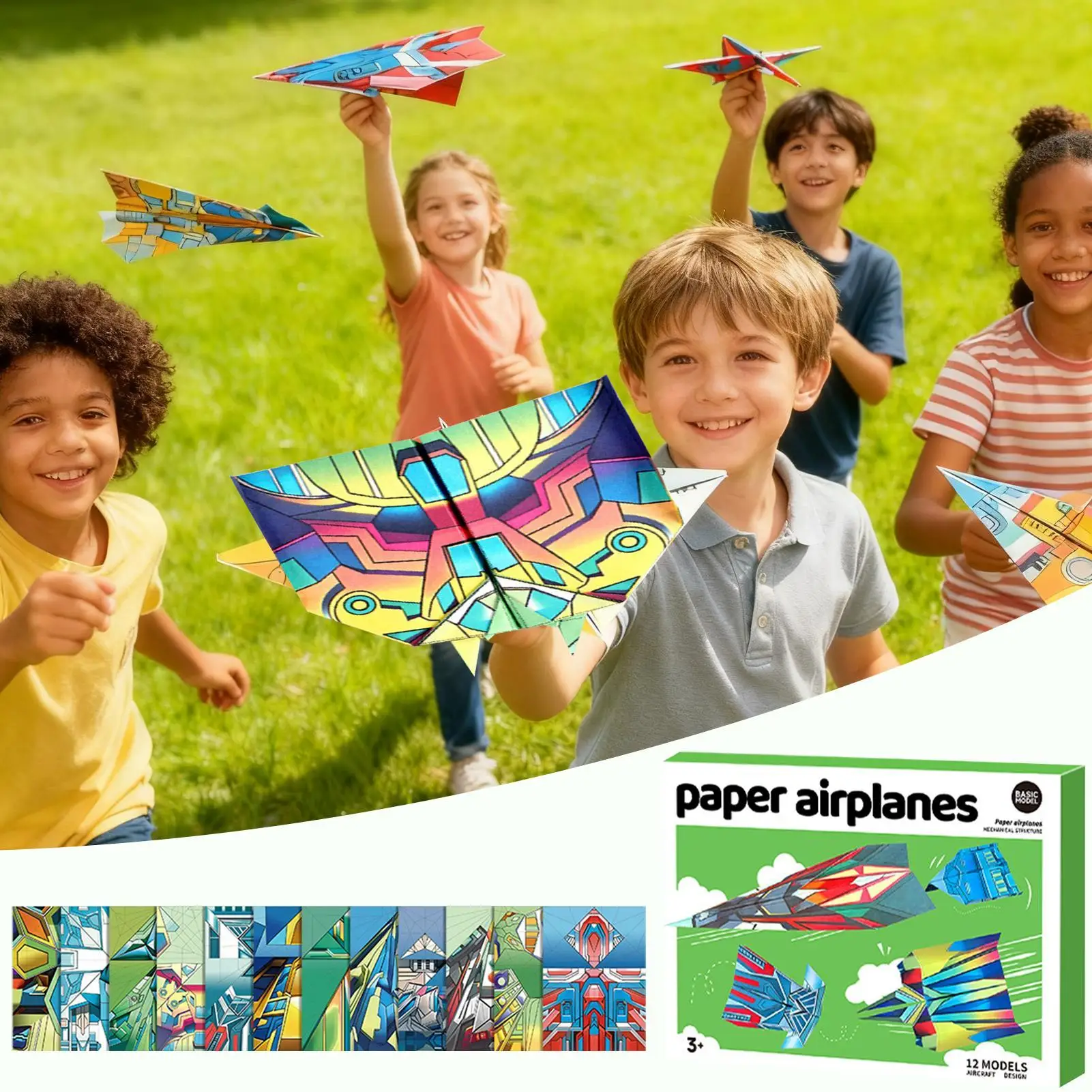 Paper Planes Book Crafts Supplies With Instructions Folding Paper Art Craft Activities For Kids Boys Girls Adults Classroom