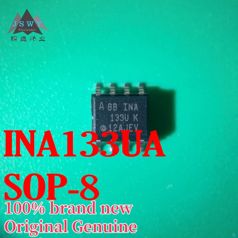 

(5/50 pcs) INA133UA INA133 SOP-8 Amplifier Chip Genuine Original Product Free Shipping