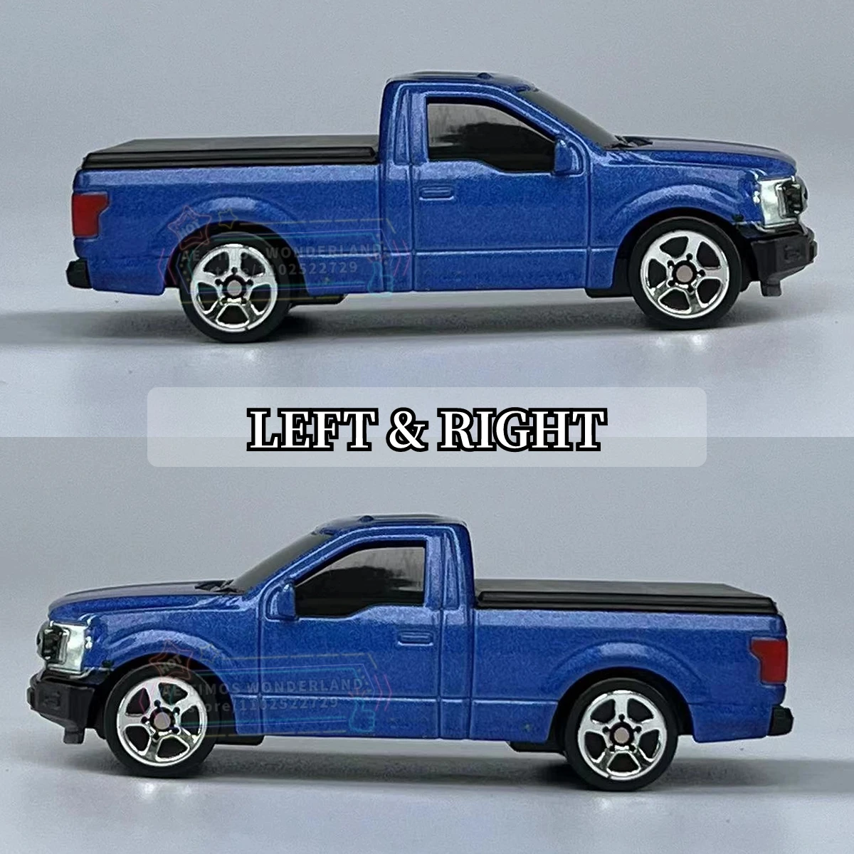 Scale 1/64 Ford F150 Pickup Metal Mini Car Model Replica Miniature Art Vehicle Diecast Collectible Toy for Kid Boy Frien